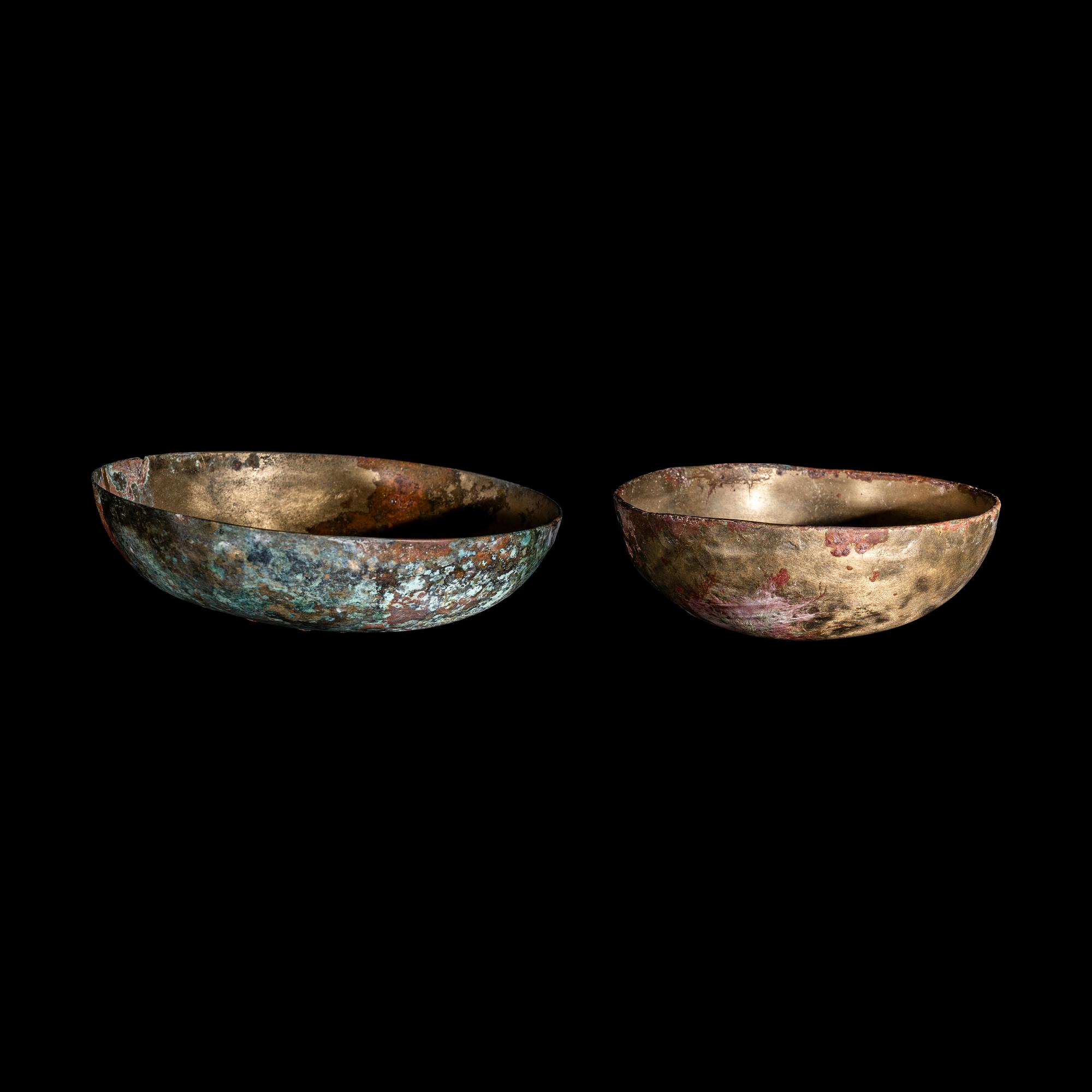 Two Hellenistic Silver Bowls