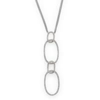 Diamond and White Gold Necklace