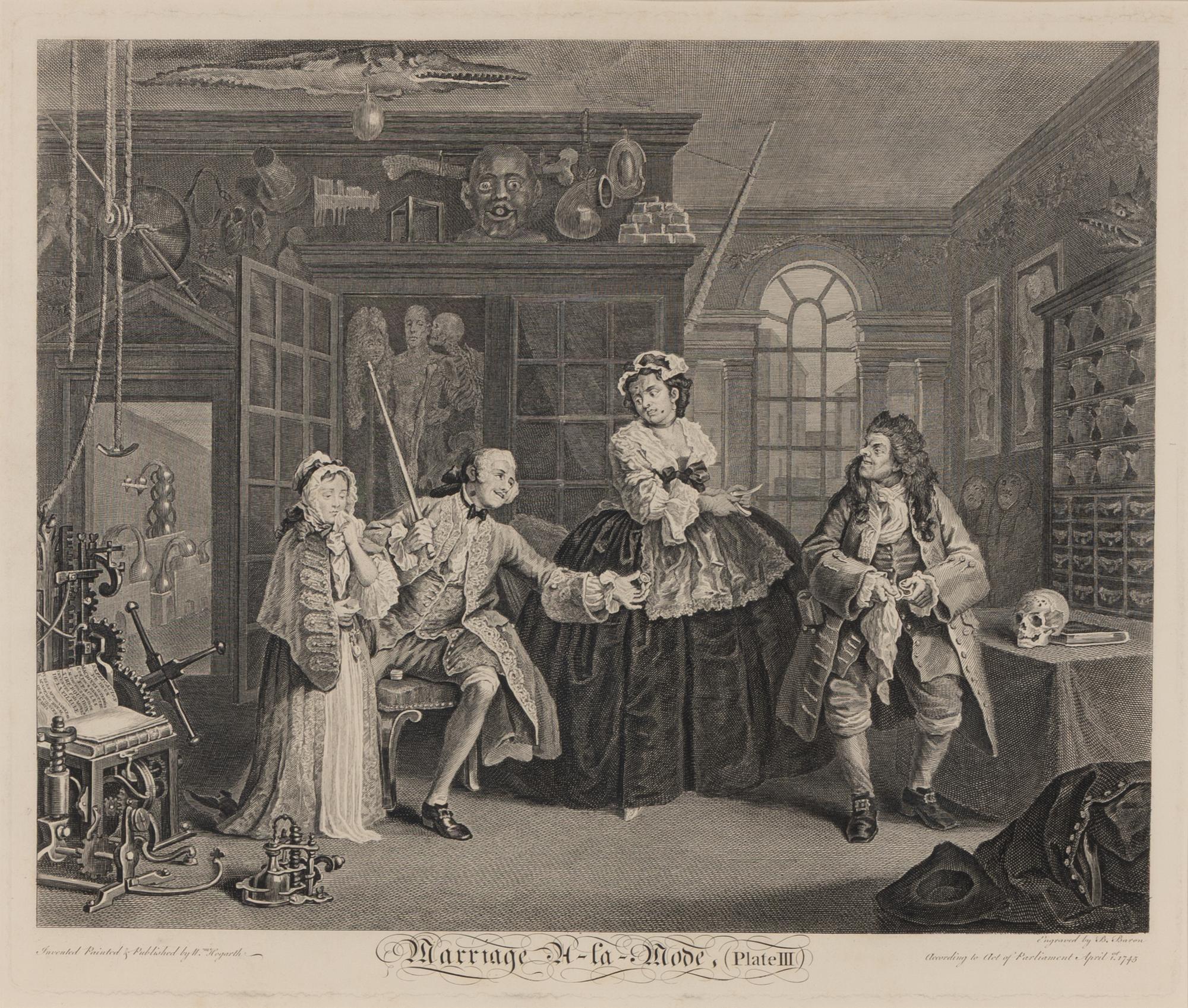 After William Hogarth (English 1697-1764)