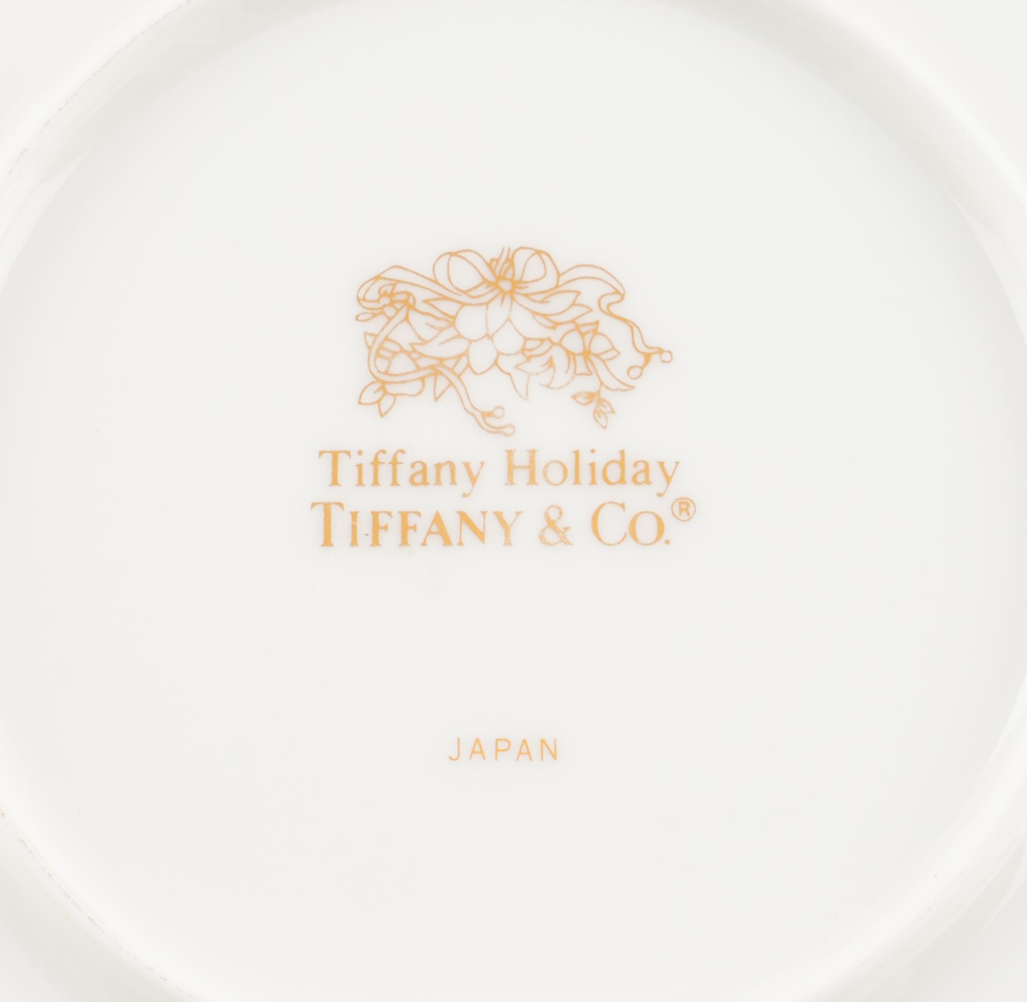 A Set of Twenty-Four Tiffany and Co. Christmas Plates
