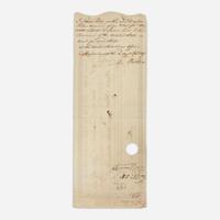[American Revolution] [Porter, Moses] Partially-printed United States Loan-Office Certificate