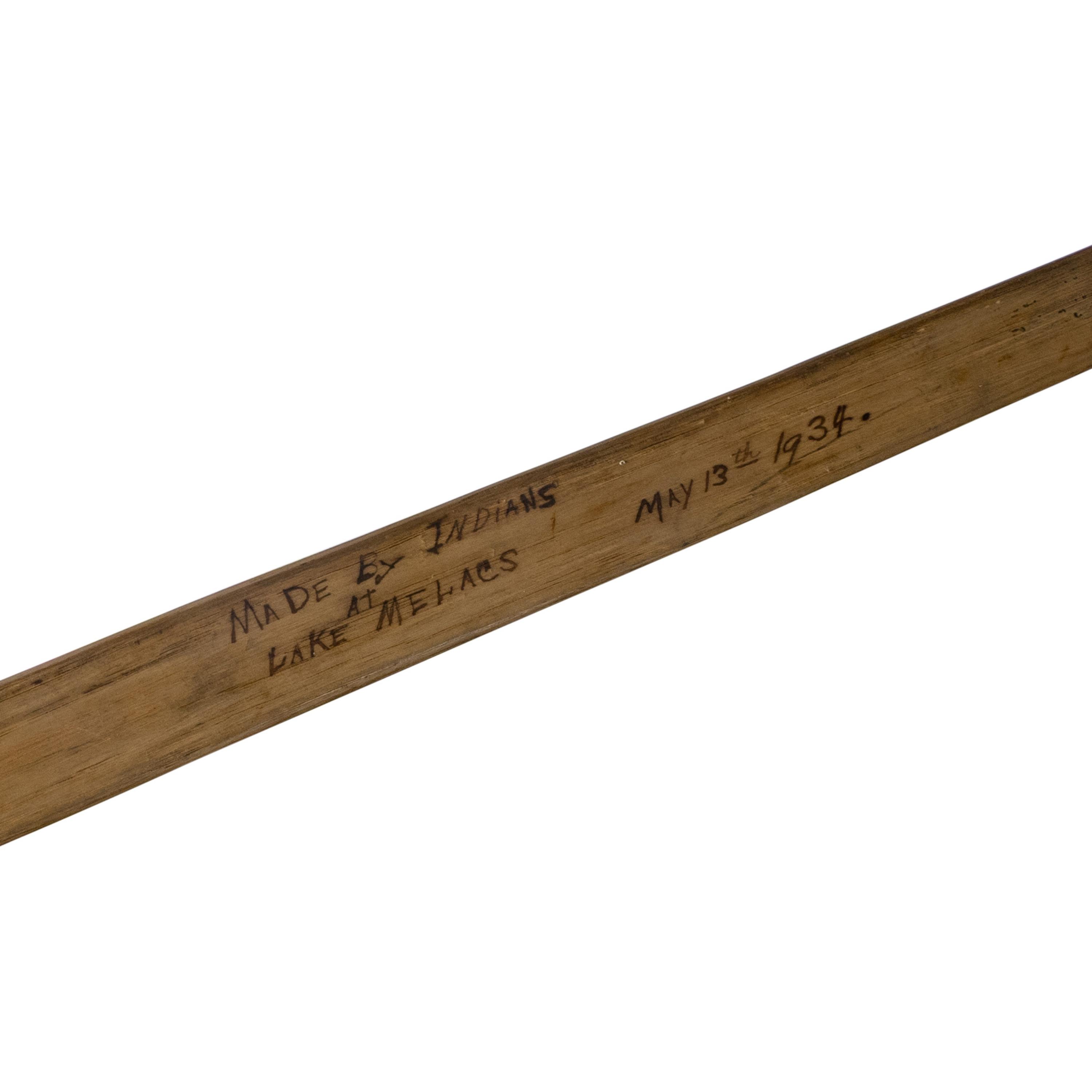 Anishinaabe Ash Bow, with Six Arrows