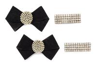 A Set of Two Shoe Buckles, 3" x 2", 2" x .75".