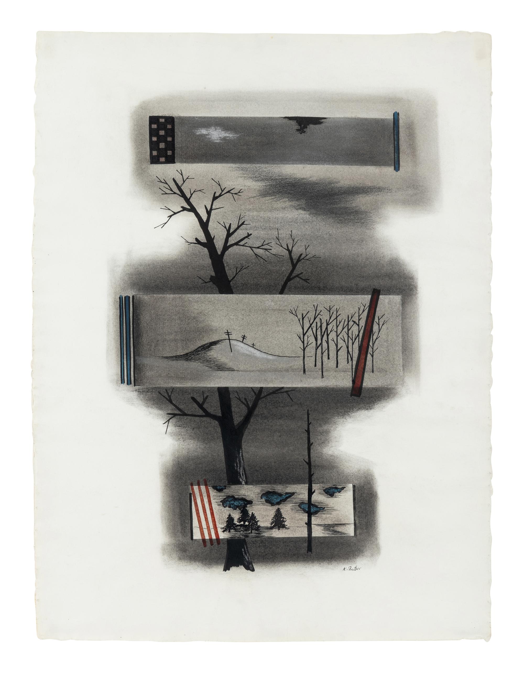 Untitled (Surrealist Landscape), c. 1940