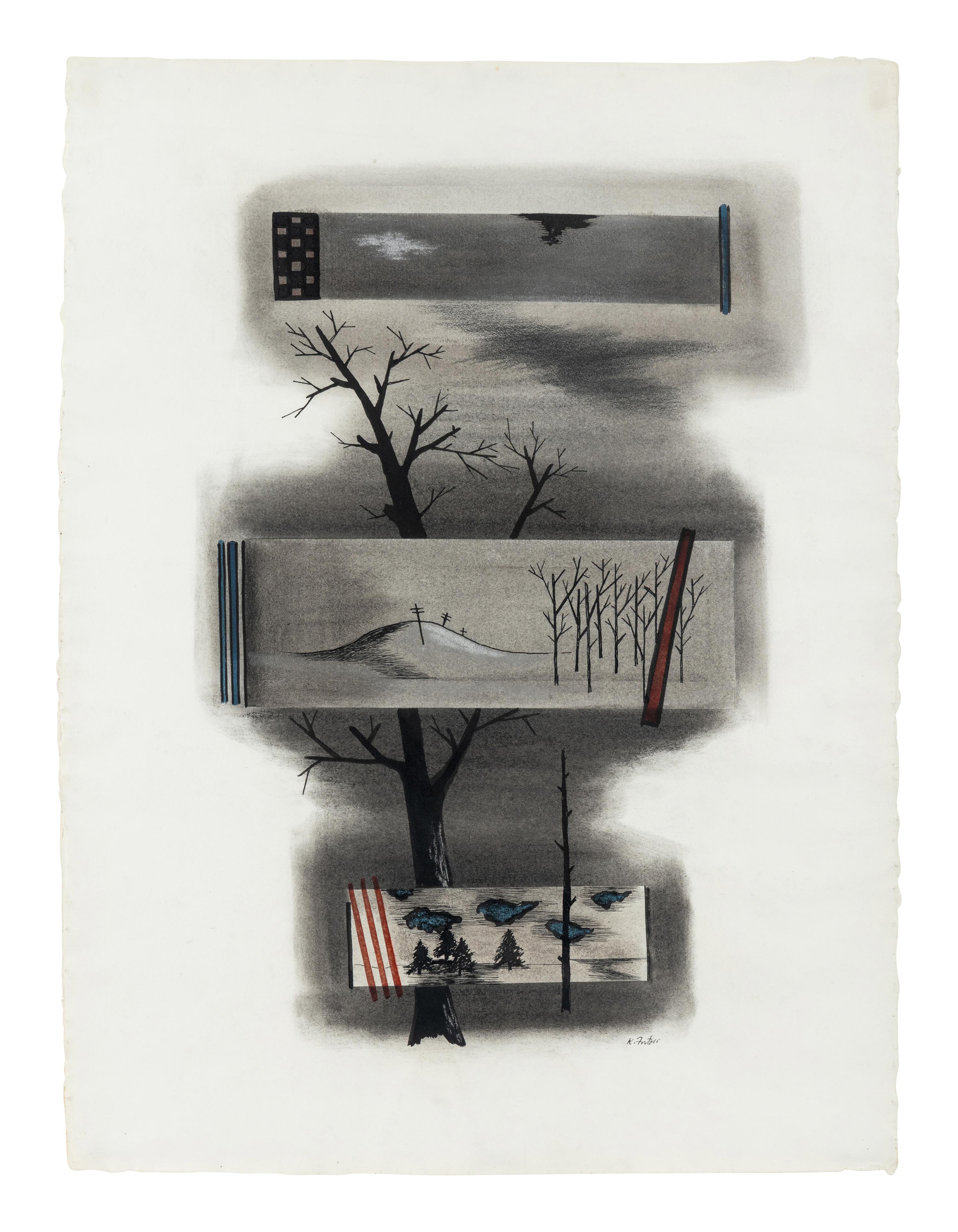 Untitled (Surrealist Landscape), c. 1940