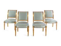 A Set of Four J. Robert Scott Dining Chairs