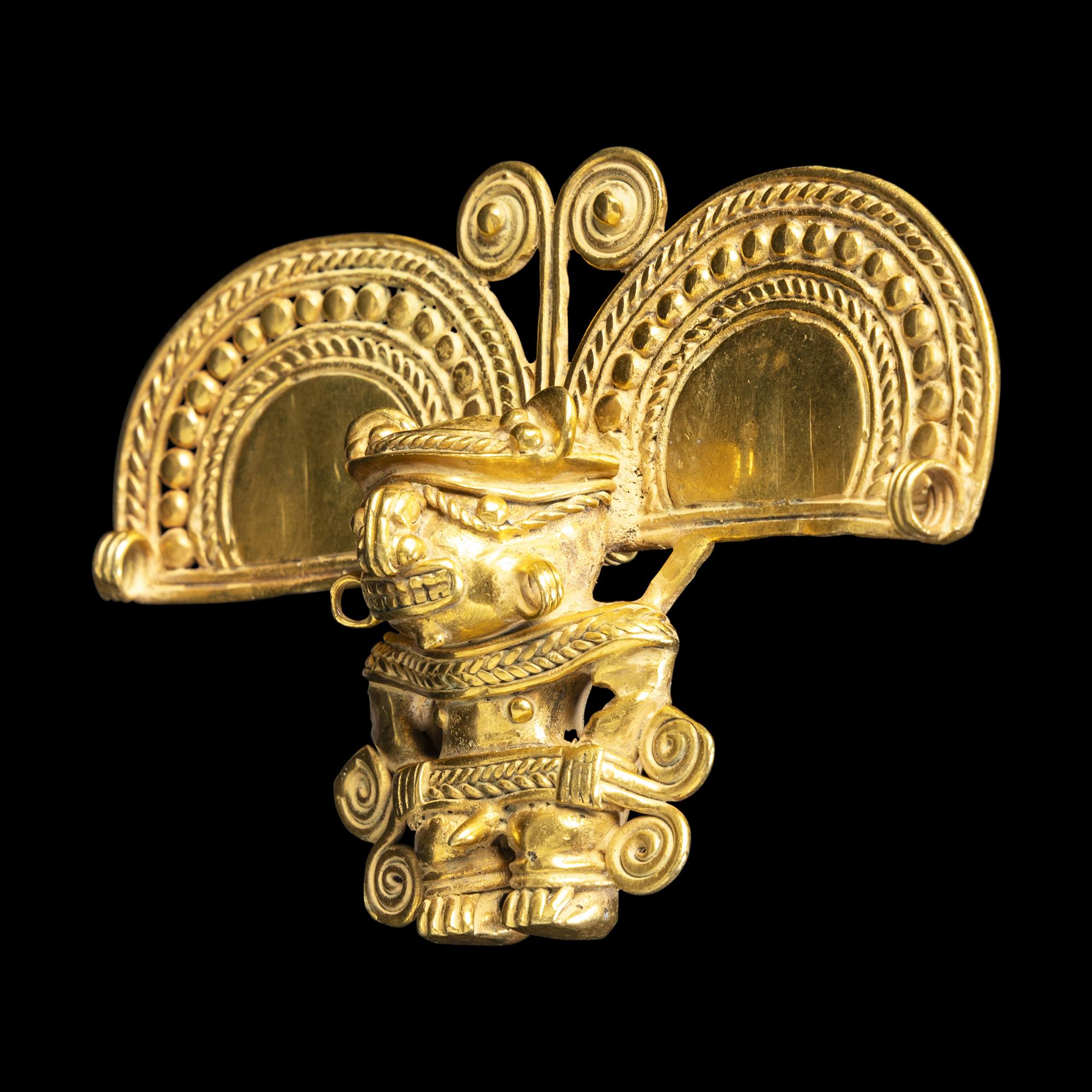 A Tairona Tumbaga Pendant