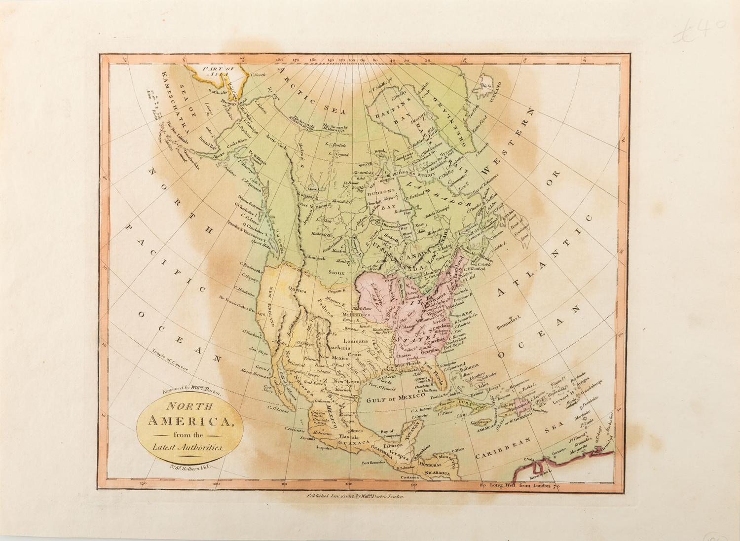 [MAPS]. A group of 3 maps of North America.