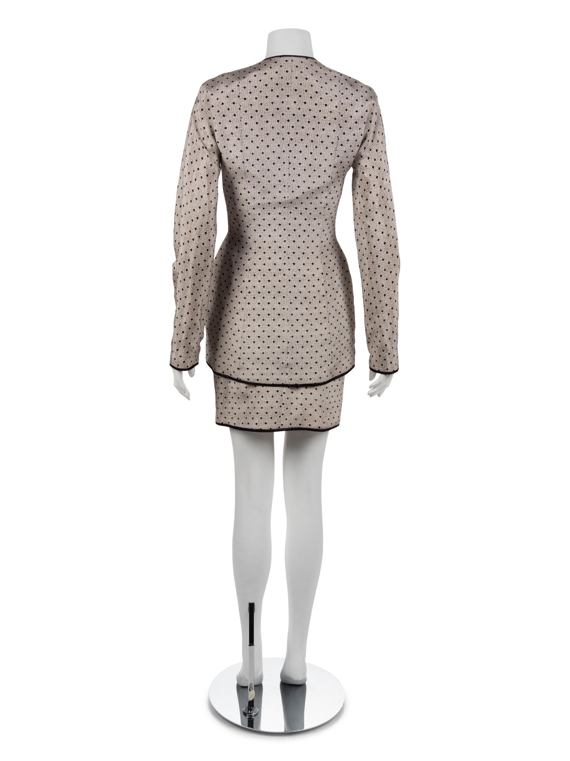 Geoffrey Beene Sequined Skirt Ensemble, 1980-90s
