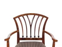 An Austrian Neoclassical Walnut Armchair