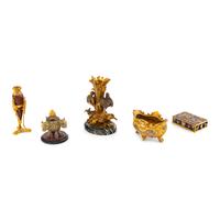 A Group of Continental Table Ornaments