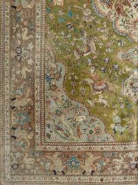 A Persian Wool Pictorial Rug