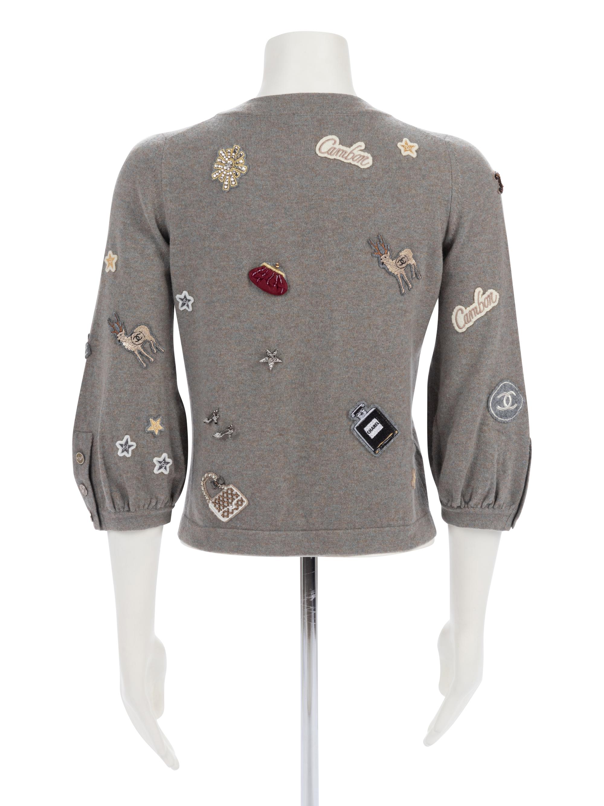 Chanel Cardigan Embellished with Appliques and Pins, Spring 2008