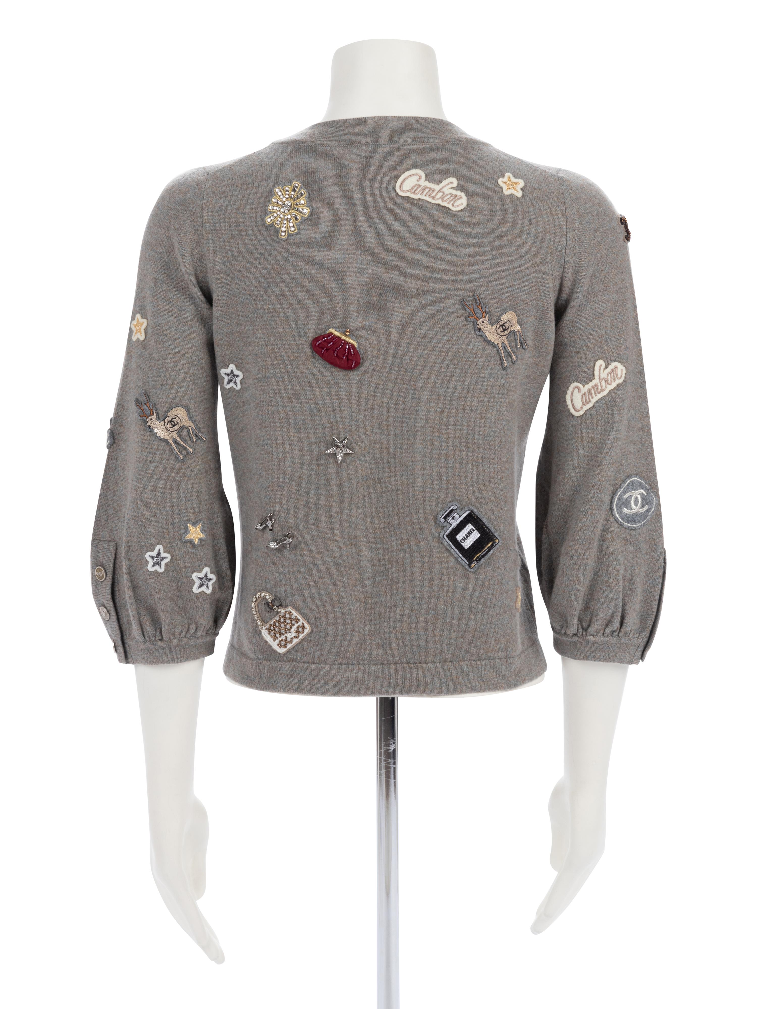 Chanel Cardigan Embellished with Appliques and Pins, Spring 2008