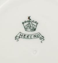 Three Herend Imperial Teacups and Saucers