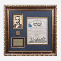 [Presidential] Lincoln, Abraham Signed Military Commission