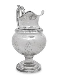 An American Coin Silver Water Pitcher