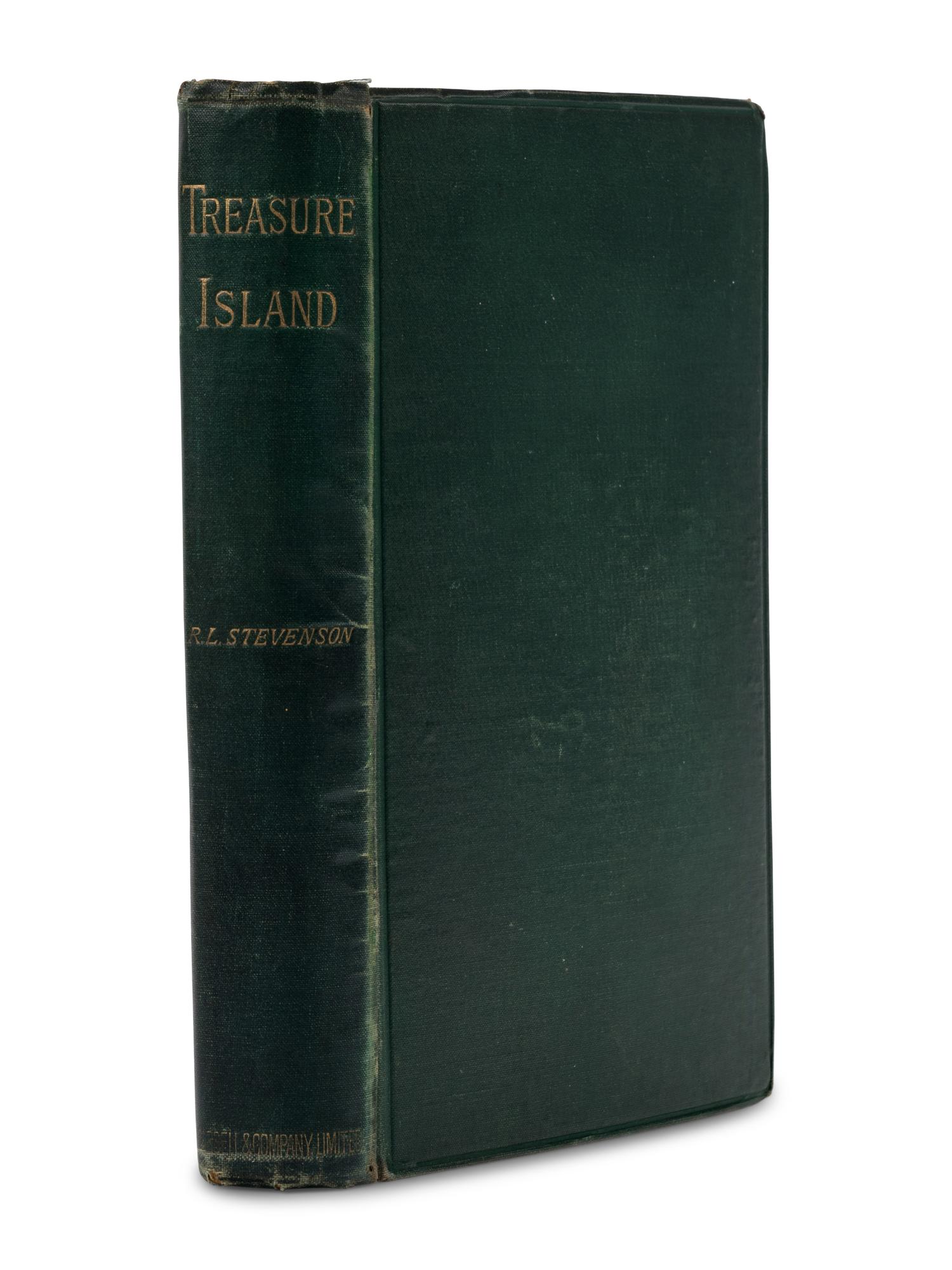 STEVENSON, Robert Louis (1850-1894). Treasure Island . London, Paris & New York: Cassell & Company, 1883.