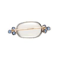 TIFFANY & CO., LOUIS COMFORT TIFFANY, MOONSTONE AND SAPPHIRE BROOCH