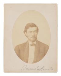 [LINCOLN CONSPIRATOR]. [ARNOLD, Samuel Bland (1834-1906)]. Cabinet card photograph of Arnold, ca 1865.