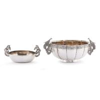 Two Spanish Colonial silver drinking vessels Probably Bolivia or Peru, late 18th/19th century