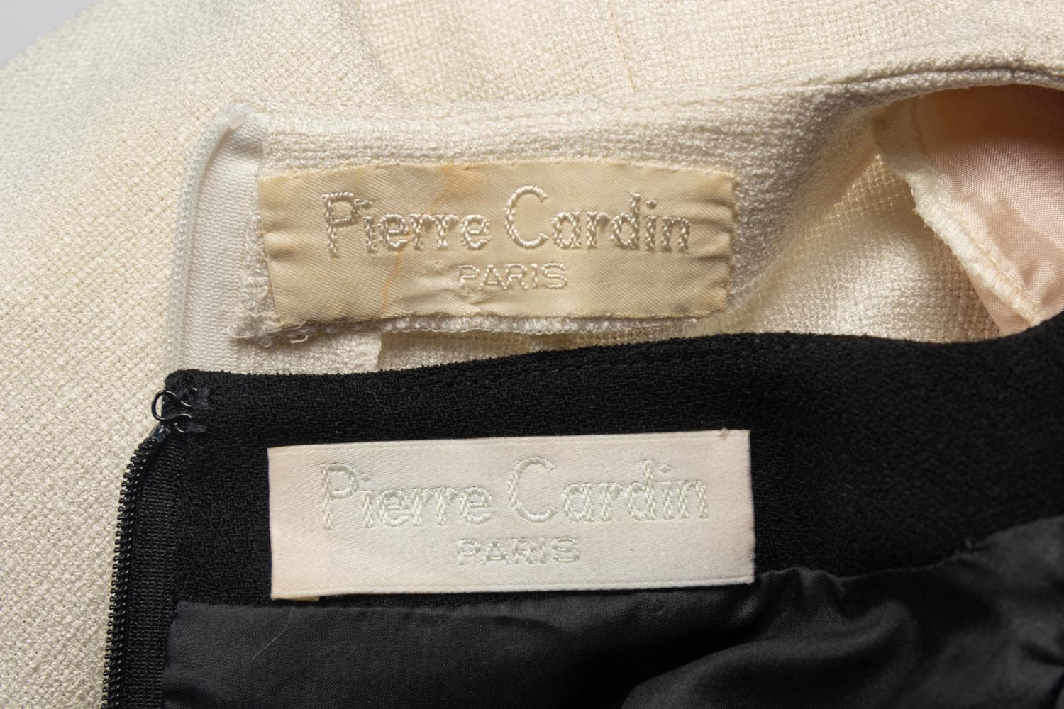 Two Pierre Cardin Haute Couture Butterfly Dresses