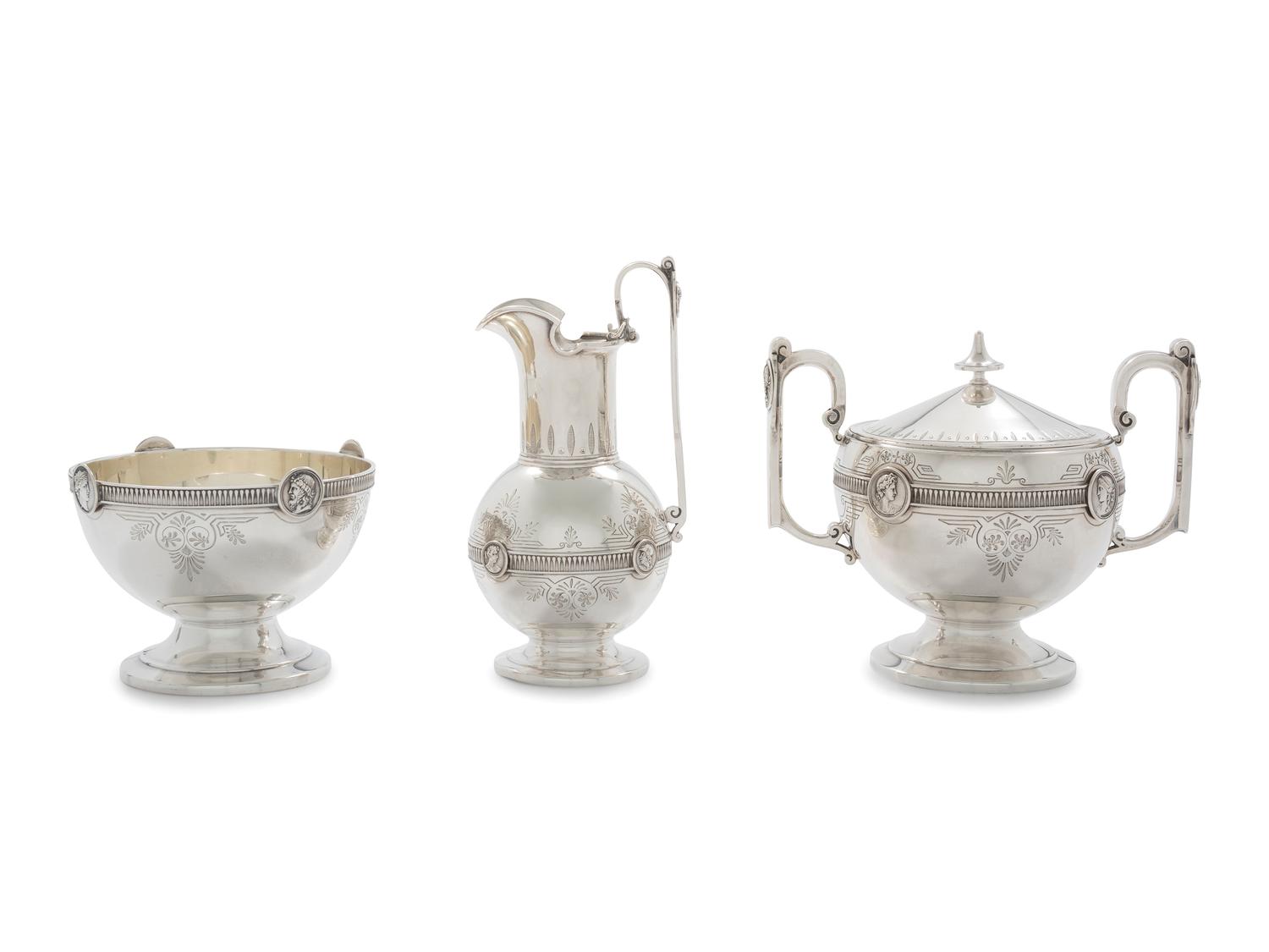 An American Silver Five-Piece Tea and Coffee Service