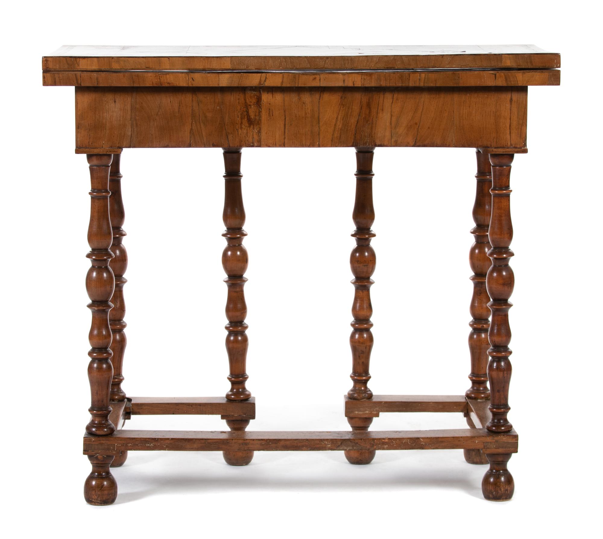 Continental Marquetry Games Table