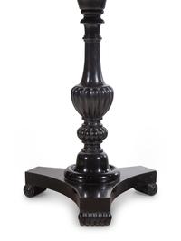 An Italian Pietra Dura Inlaid Slate Octagonal Top Side Table