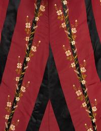 Two-Piece Striped Silk Evening Dress, 1890s