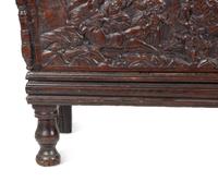 A Continental Carved Walnut Coffer on Stand — 18TH/19TH CENTURY