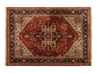 An Indian Heriz Design Wool Rug