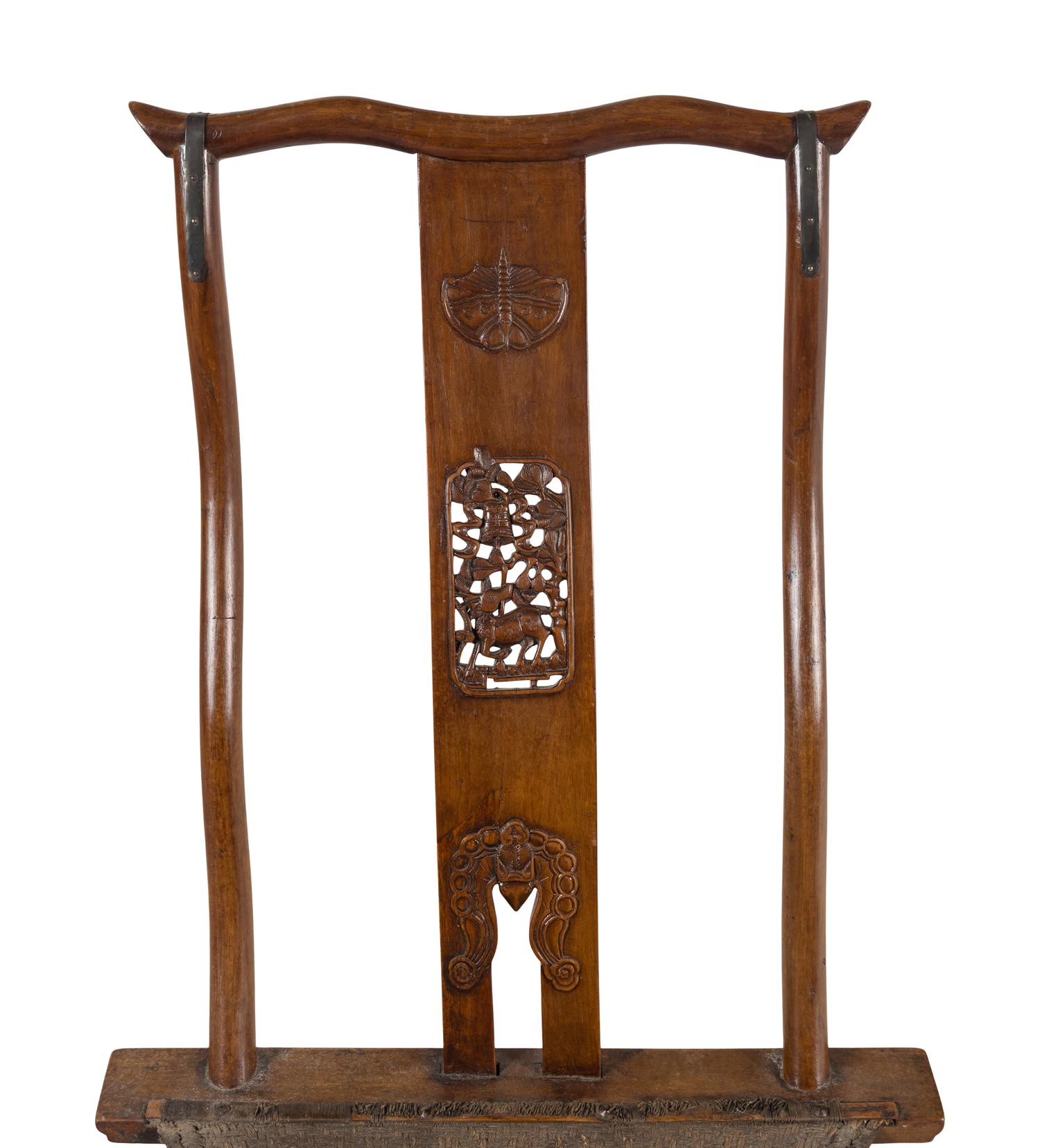 A Chinese Hardwood Folding Chair, Jiaoyi, 19th Century — 清中晚期 硬木交椅