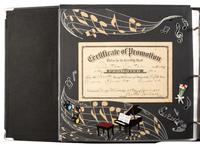 [MILITARIA - VERNACULAR]. Photograph album identified to the Carter family. Ca mid-to-late 20th century.