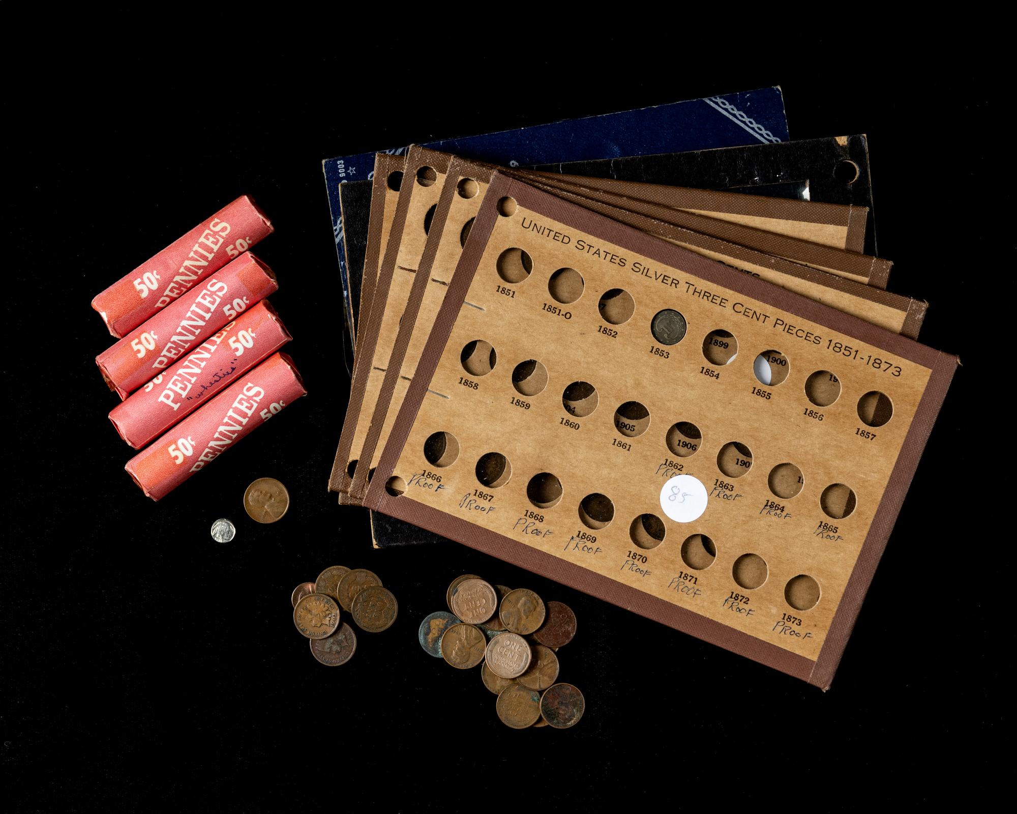 A Collection of 1c Coins