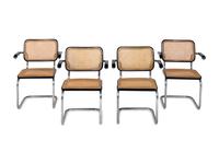 Set of Four Cesca Chairs Stendig-Knoll, USA