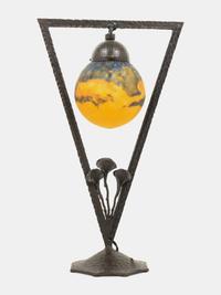 Art Nouveau Table Lamp, c. 1920 Lunéville, France
