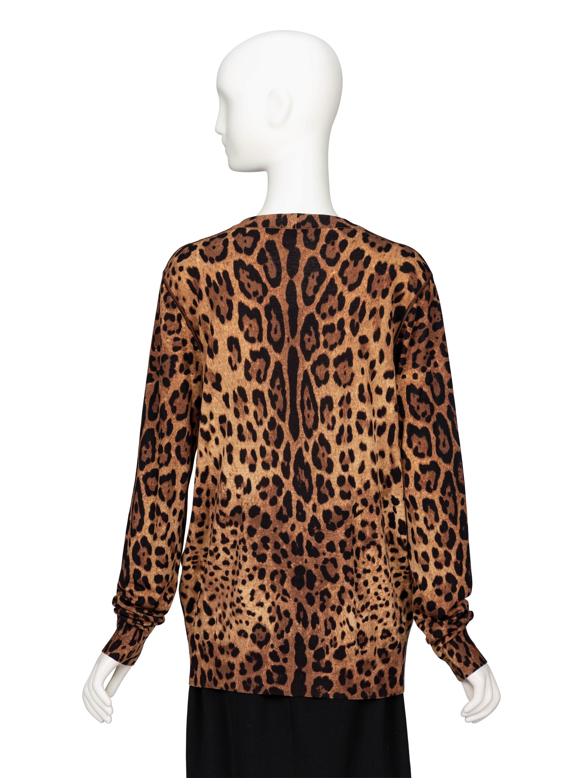 Dolce & Gabbana, Leopard-Print Corduroy Blazer & Cardigan