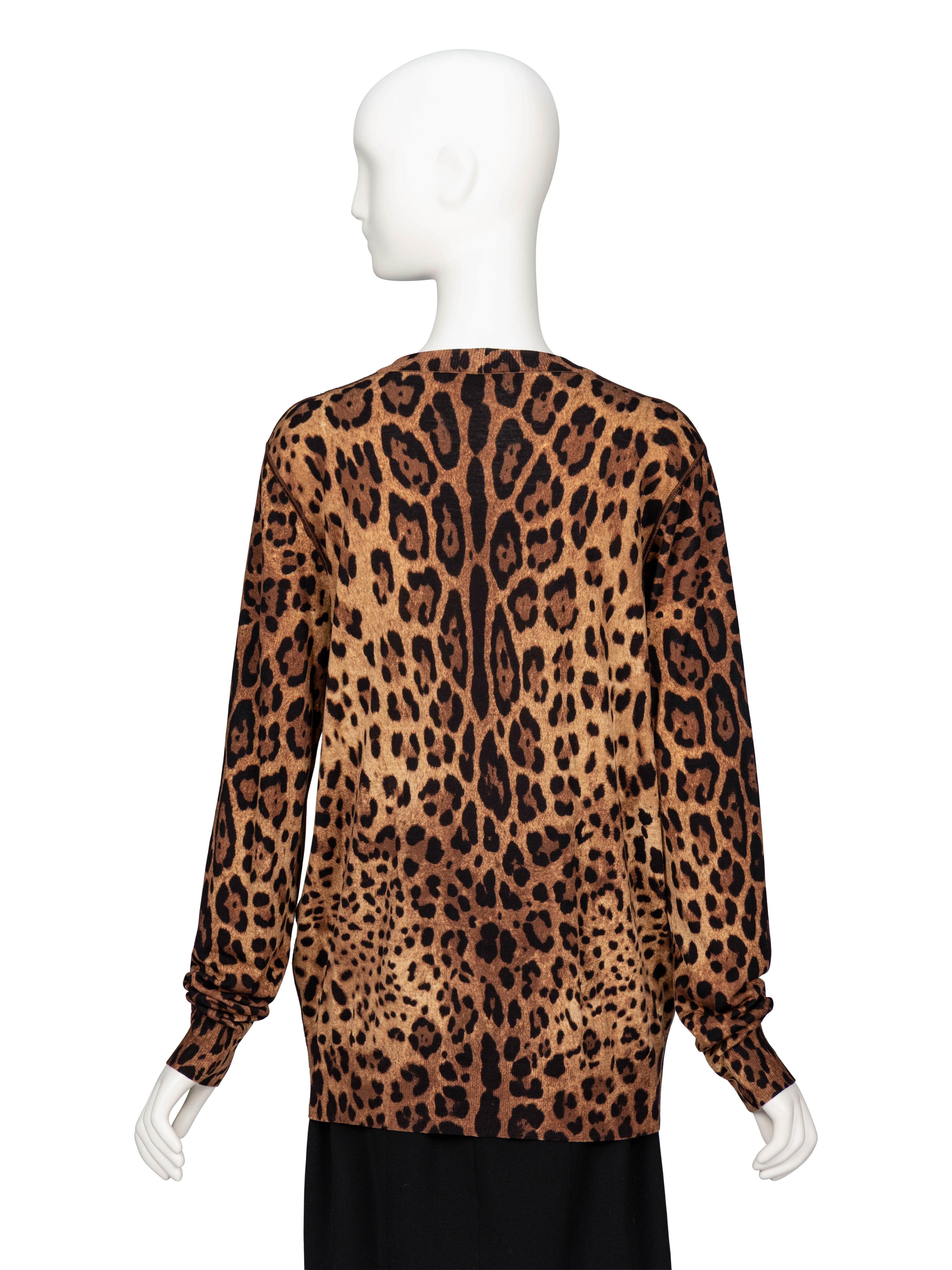 Dolce & Gabbana, Leopard-Print Corduroy Blazer & Cardigan
