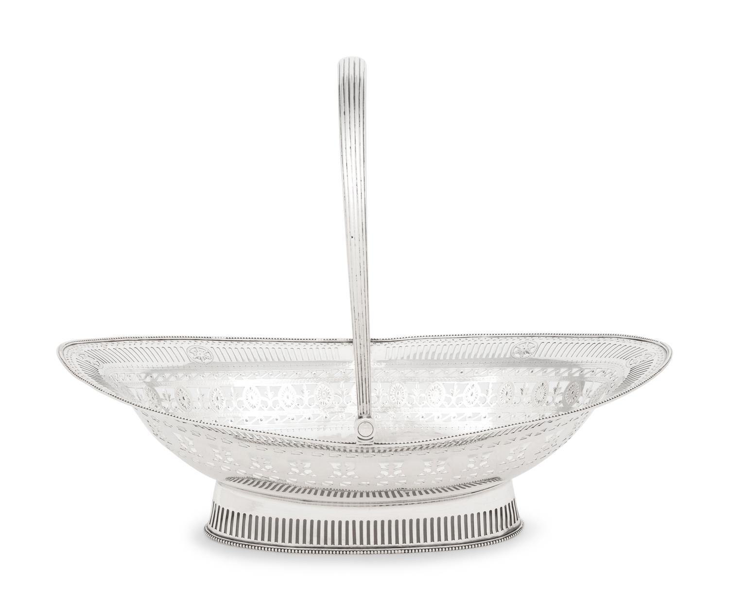 A George III Silver Centerpiece Basket