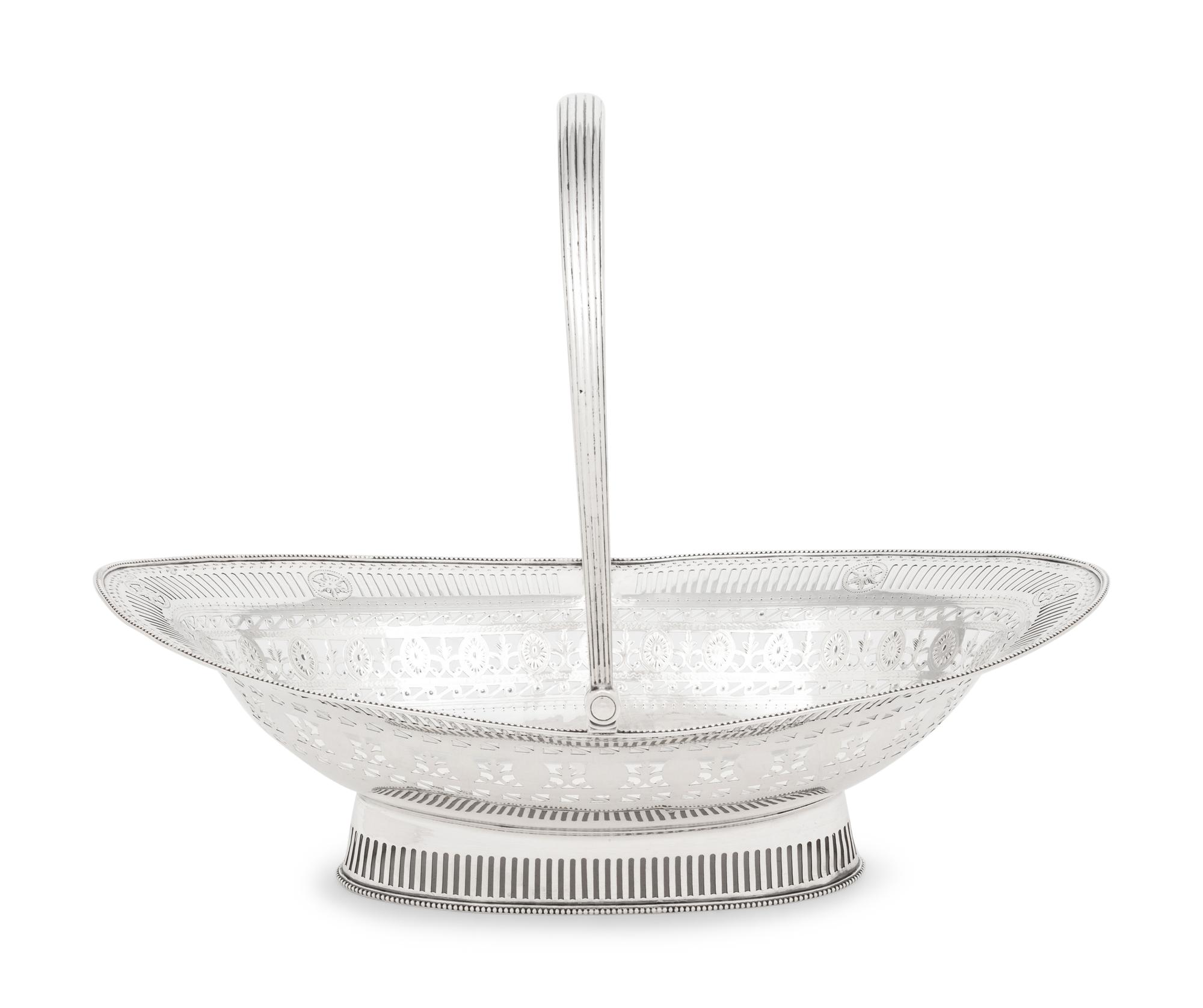 A George III Silver Centerpiece Basket