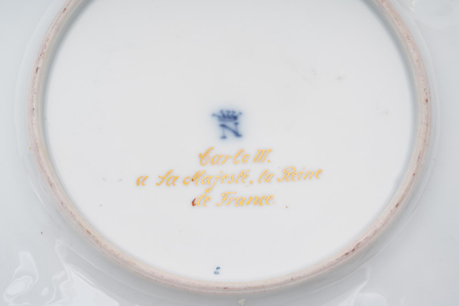 A Capodimonte Porcelain Dinner Service