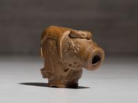 Sioux Claystone Effigy Pipe Bowl