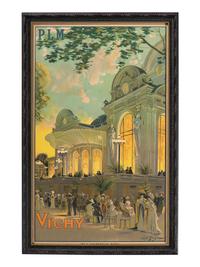 [TRAVEL]. TAUZIN, Louis, artist. Vichy / P.L.M. Paris: F. Champenois, [1911].