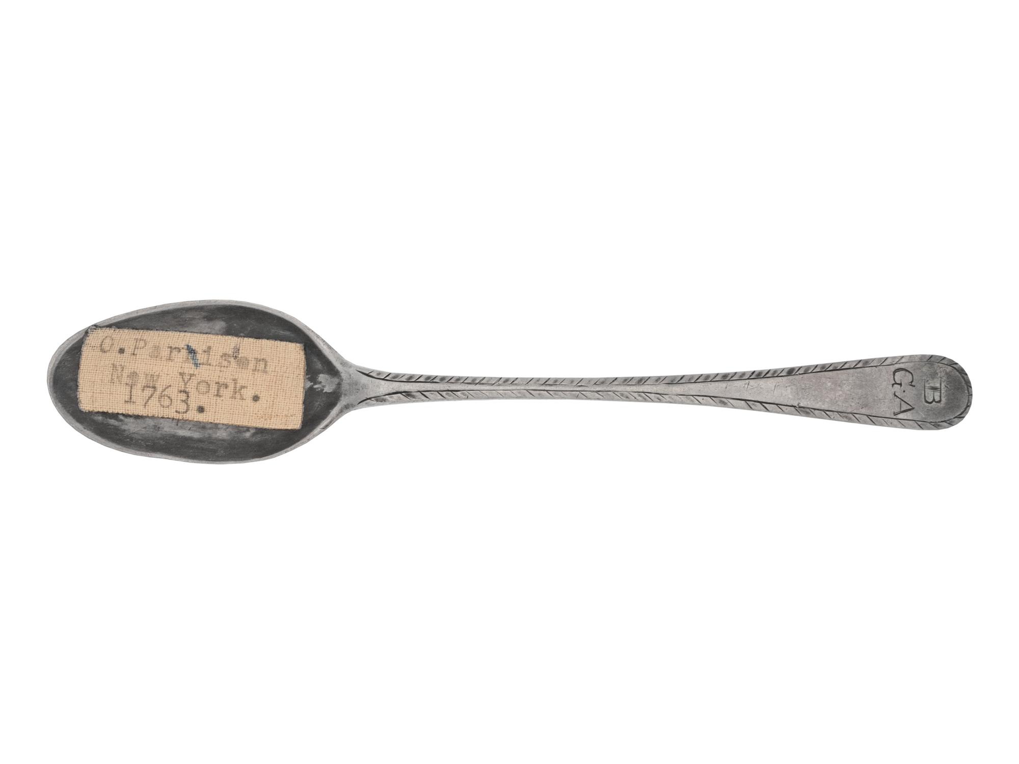 An American Silver Teaspoon