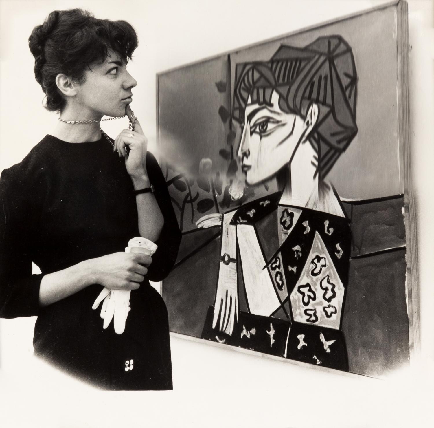 Weegee, (American, 1899-1968), Woman Viewing Picasso Painting at the Tate, 1960 together with 29 other gelatin silver prints by the art