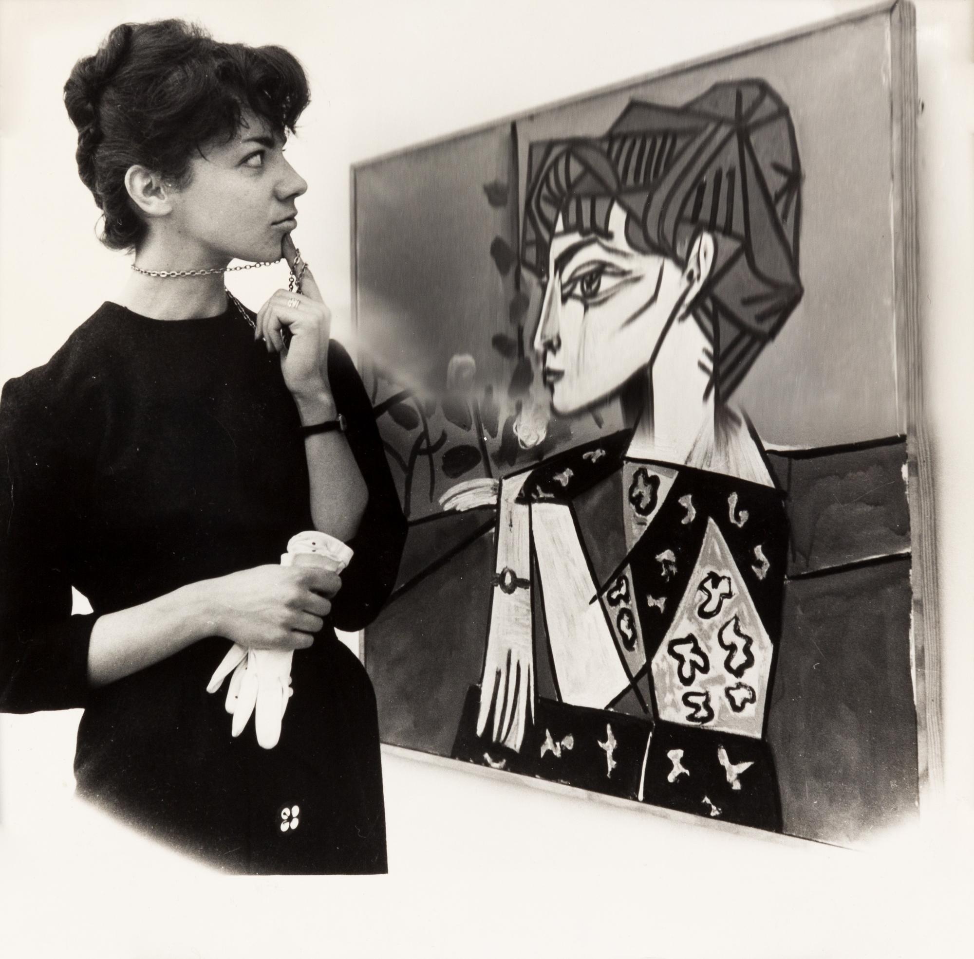 Weegee, (American, 1899-1968), Woman Viewing Picasso Painting at the Tate, 1960 together with 29 other gelatin silver prints by the art