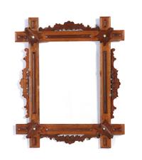 Four Adirondack Style Wood Picture Frames