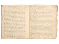 America in Manuscript Journal of [a] Journey to Ballston Springs. New York, 30 August 1805.
