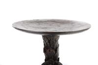 A Venetian Style Carved Walnut Figural Pedestal